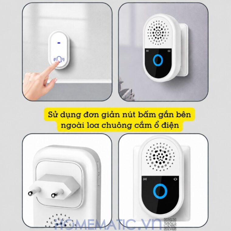 Chuông Cửa Không Dây Không Pin Jbm09