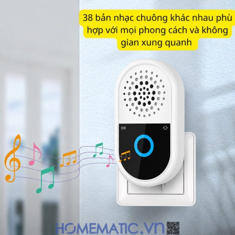 Chuông Cửa Không Dây Không Pin Jbm09