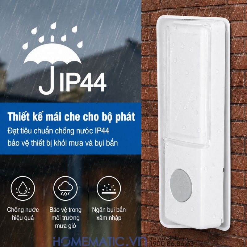 Chuông Không Dây Dùng Pin Finger Wa-013 Chuông Không Dây Dùng Pin Finger Wa-013