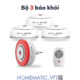 Bộ 3 đầu báo khói