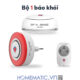 Bộ 1 đầu báo khói