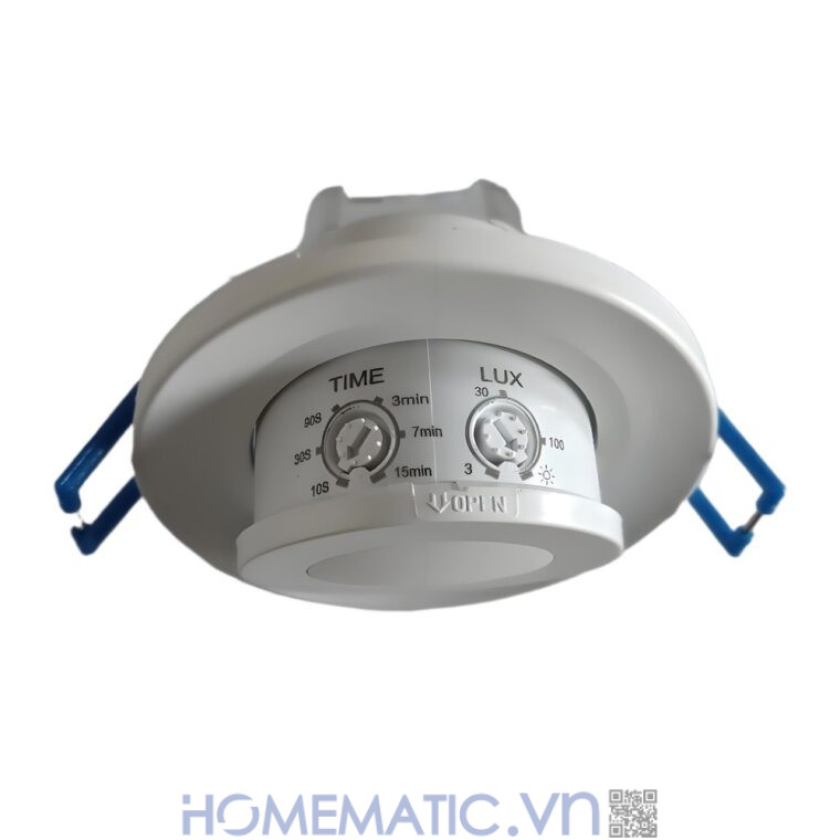 Cảm biến hiện diện âm trần Homematic MS680 HPS núm chỉnh TIME LUX