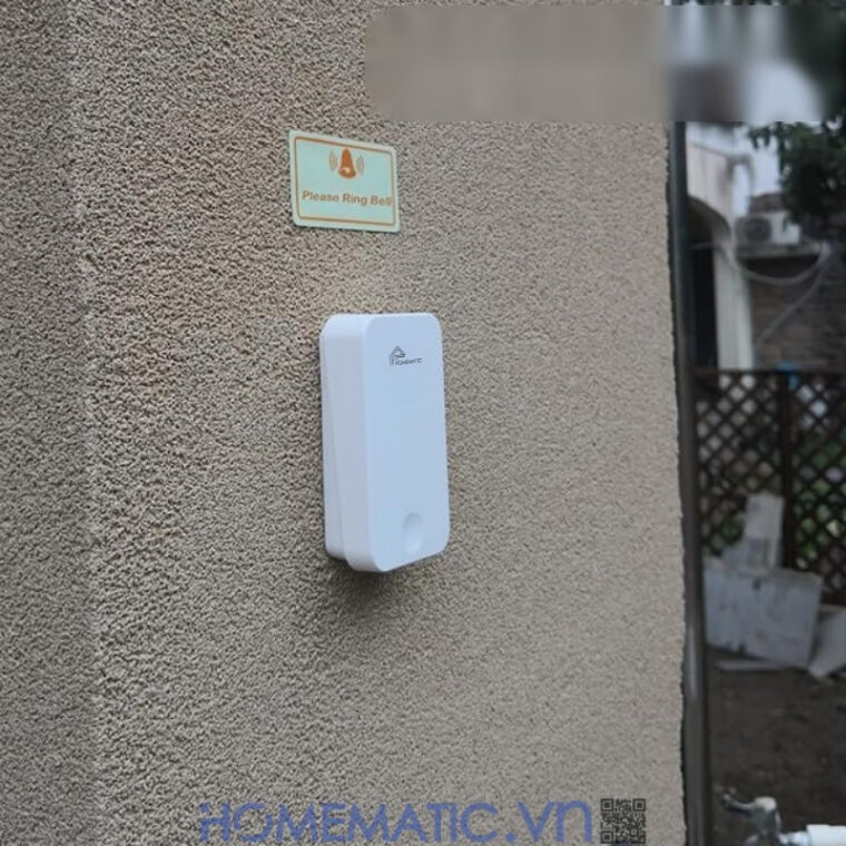 Chuông cửa không dây không dùng pin JBM49 nút bấm lắp ngoài trời