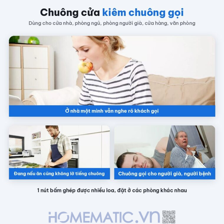 Chuông cửa không dây không dùng Pin Linptech nút bấm tròn LP-G2SW ứng dụng chuông cửa chuông gọi Chuông cửa không dây không dùng Pin Linptech nút bấm tròn LP-G2SW ứng dụng chuông cửa chuông gọi