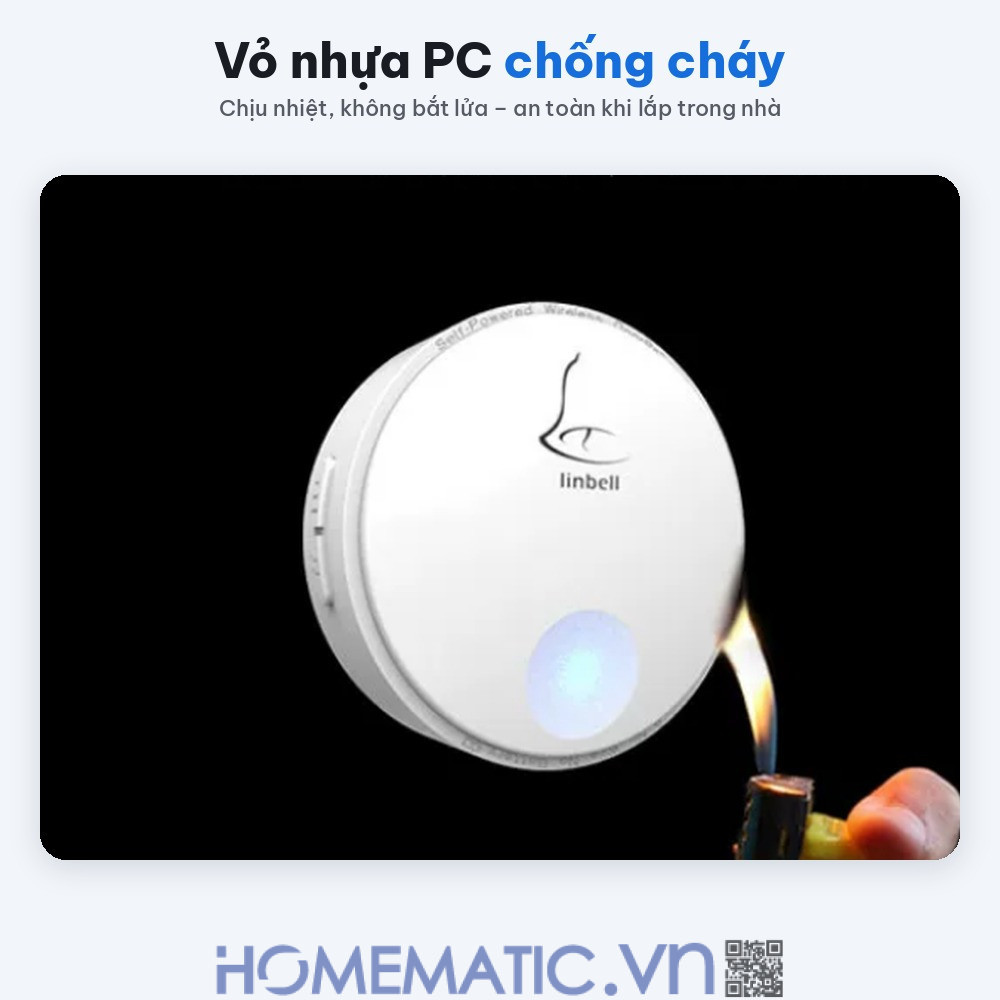 Chuông cửa không dây không dùng Pin Linptech nút bấm tròn LP-G2SW vỏ nhựa PC chống cháy Chuông cửa không dây không dùng Pin Linptech nút bấm tròn LP-G2SW vỏ nhựa PC chống cháy
