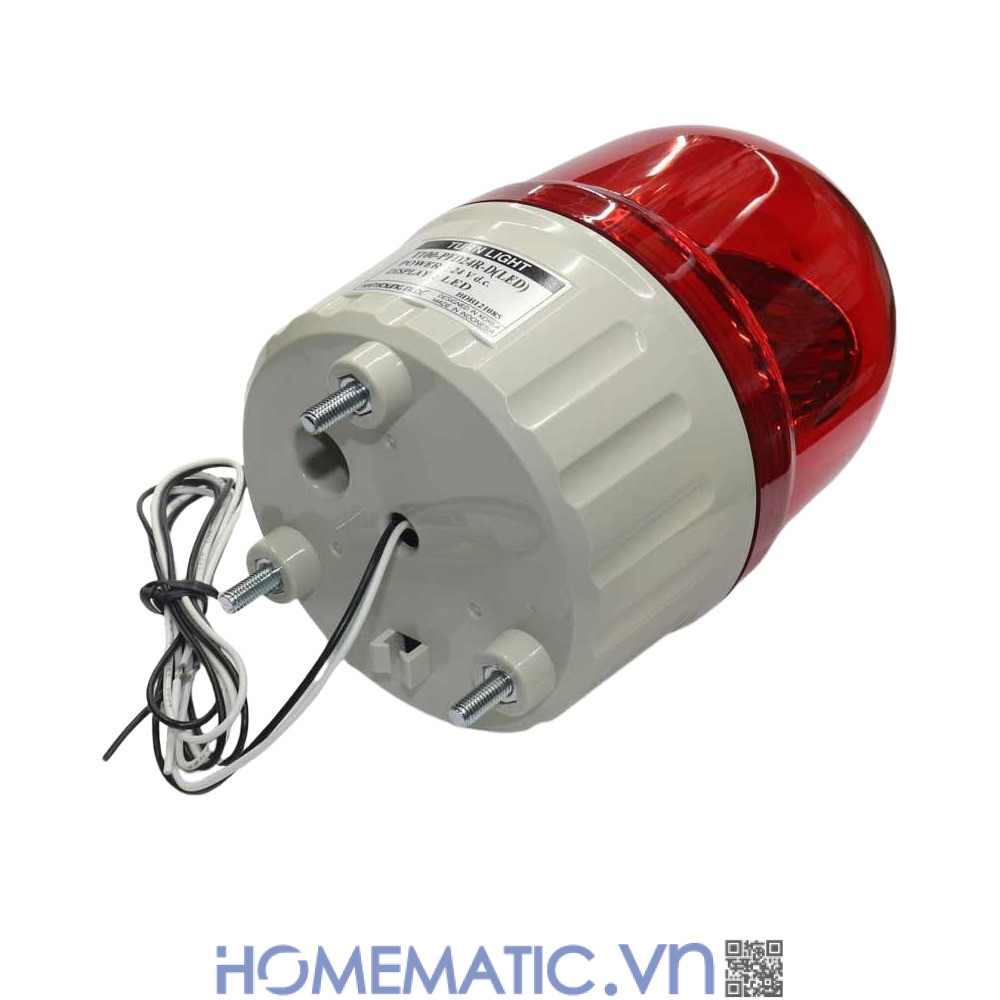 Đèn xoay cảnh báo Hanyoung T100 24VDC có còi mặt sau 3 bu lông M5 và dây đấu nối Đèn xoay cảnh báo Hanyoung T100 24VDC có còi mặt sau 3 bu lông M5 và dây đấu nối