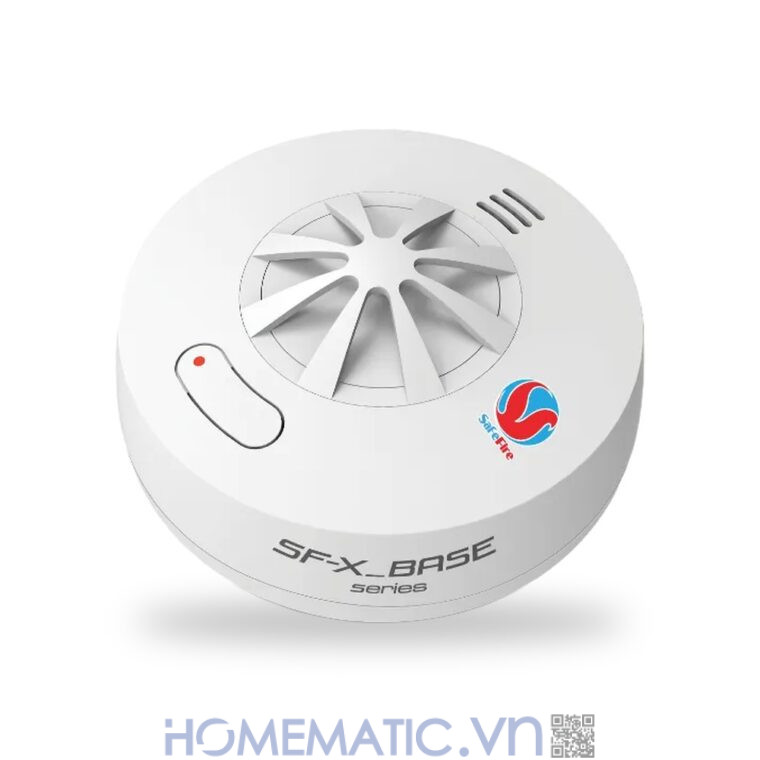 Hệ thống báo cháy không dây wifi gia đình Safefire SFX hỗ trợ đầu báo chuỗi liên hoàn đầu báo nhiệt SFX-Base rời